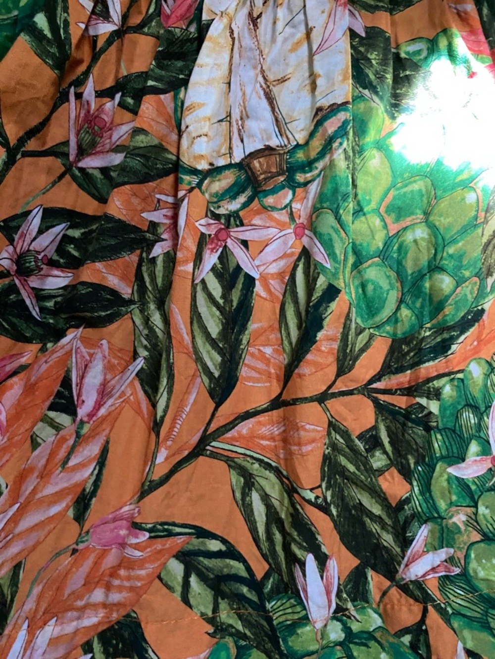 Farm Rio Caipirinha Tropical Tiered Cotton Minidress Size M - Picture 5 of 6